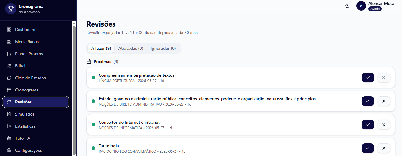 Revisoes Automaticas